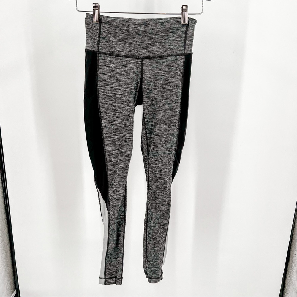 Athleta gray/black leggings